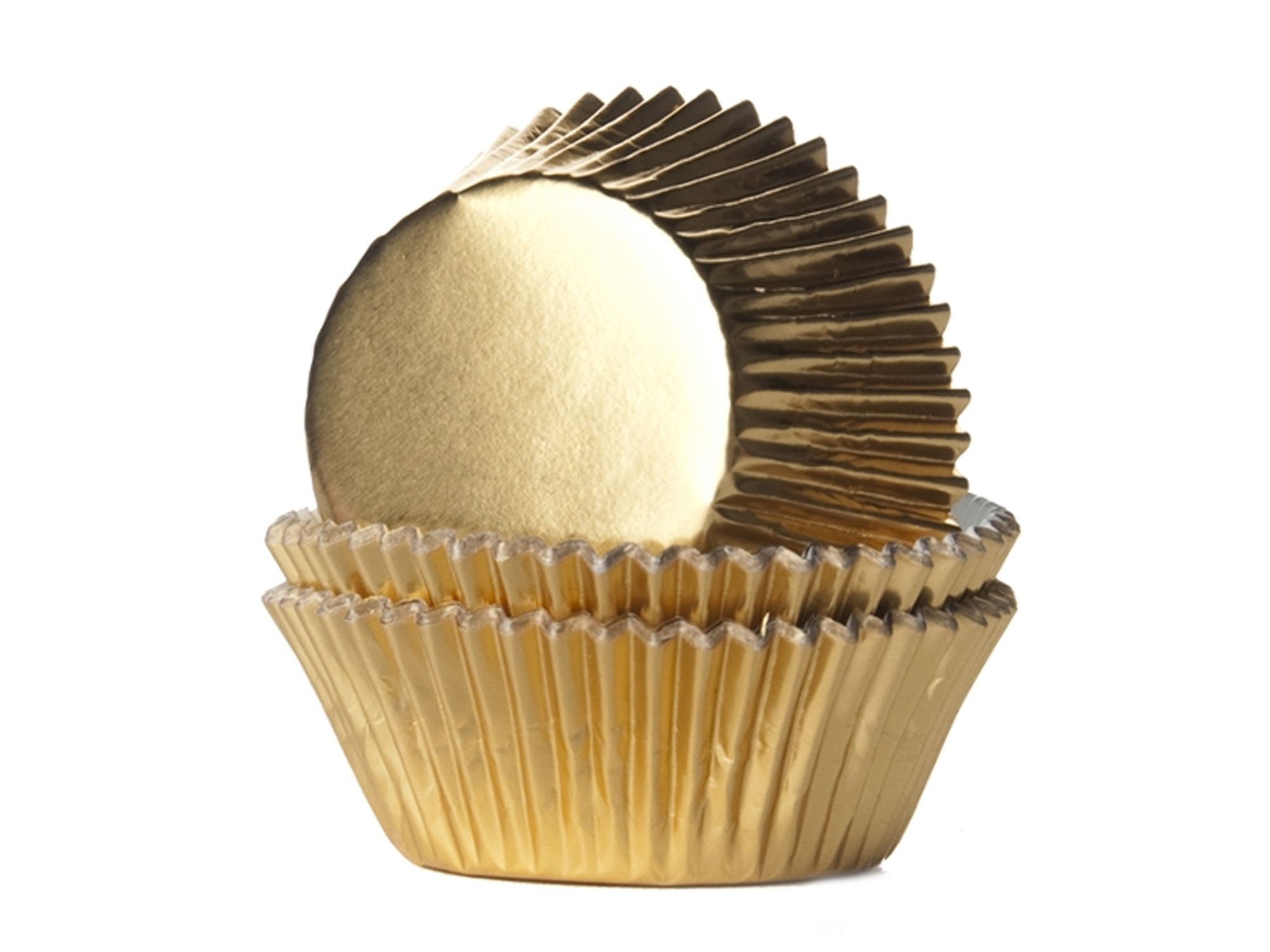 Muffinförmchen Foliert Gold 24 Stk